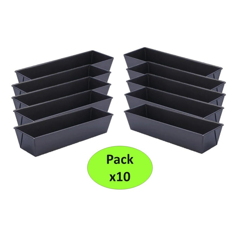 Moldes Reposteria Moldes Rectangulares X10 Pan Queque 35cm