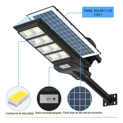 Foco Solar 1000w Con Sensor Foco Led Solar 1000w Poste Solar