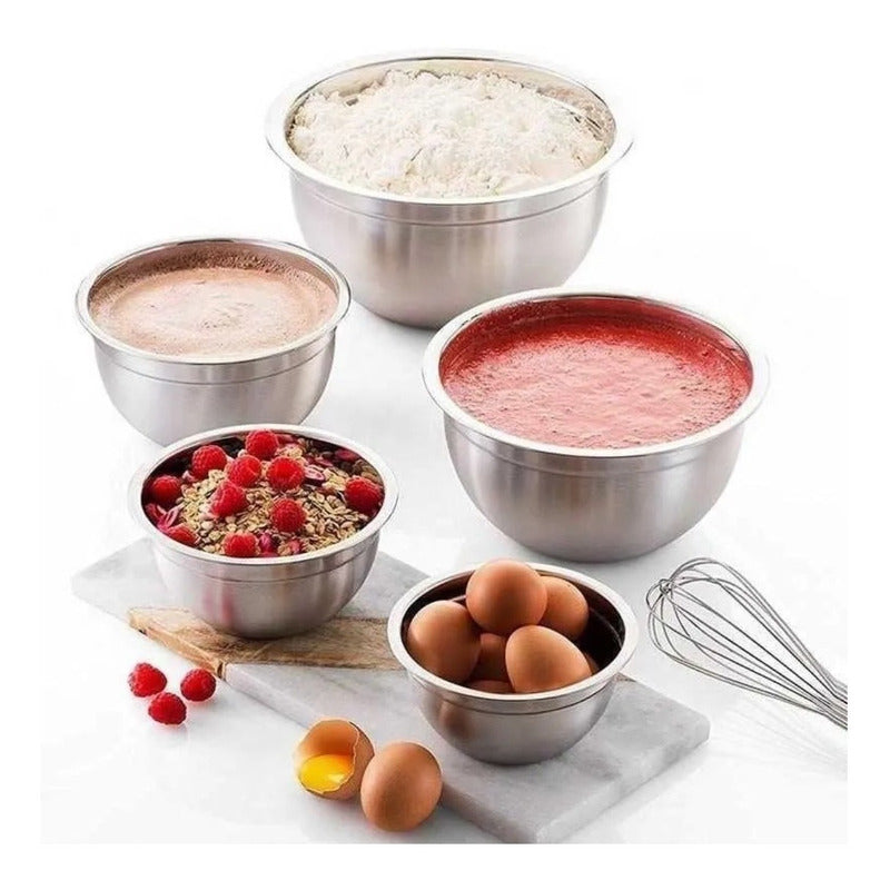 Bowl Acero Inoxidable Bowl Acero Bowl Para Mezclar Tortas
