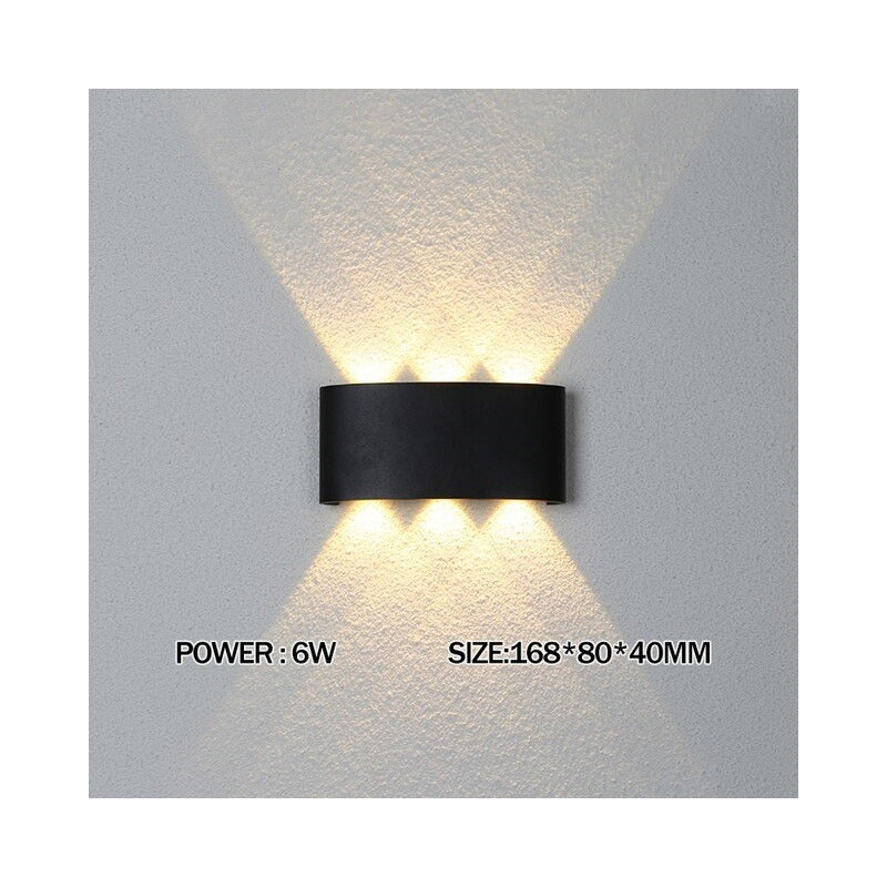Pack X3 Lampara Led Focos Exterior Pared 6w Luz Fria 6000k