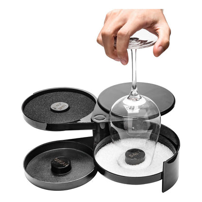 Escarchador De Vasos Orillador Copas Set Bartender 3 Bandeja