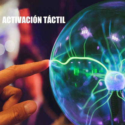 Lampara De Velador Lampara Tesla Plasma Bola Calavera Rayos