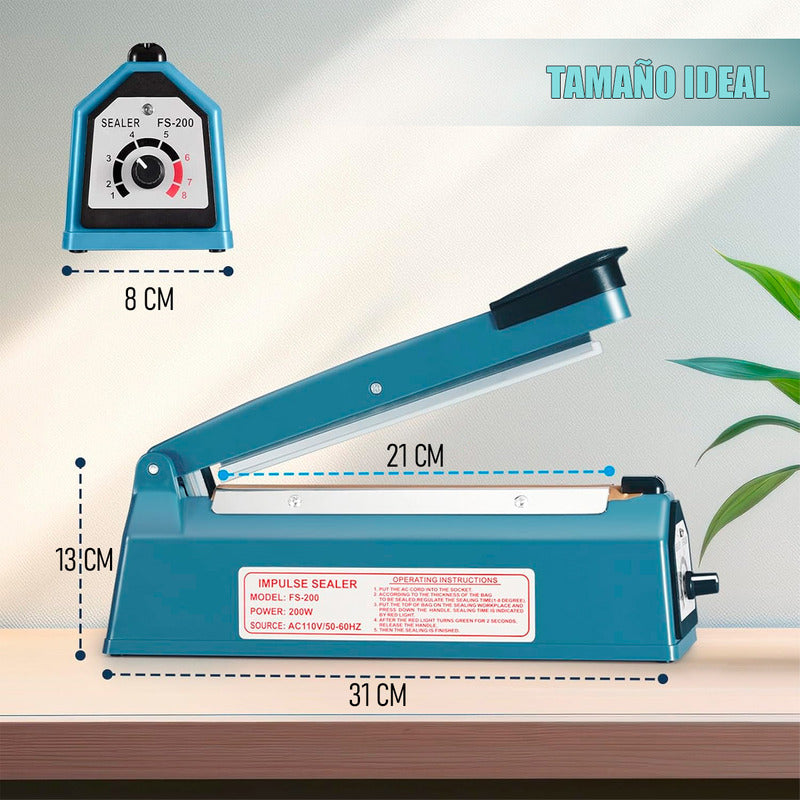 Máquina De Sellado Selladora De Bolsas Sellador Térmico Por Impulso Arcashopping Maquina Para Sellar Bolsas De Plastico Máquina Sellado Térmico Manual Máquina De Envasado De Alimentos