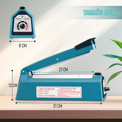 Máquina De Sellado Selladora De Bolsas Sellador Térmico Por Impulso Arcashopping Maquina Para Sellar Bolsas De Plastico Máquina Sellado Térmico Manual Máquina De Envasado De Alimentos