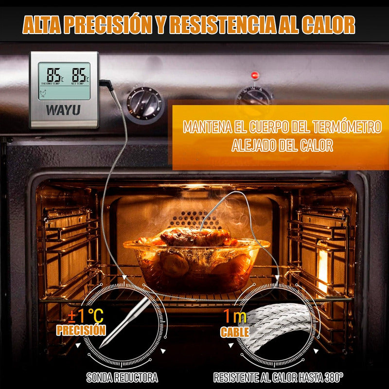 Termometro Para Carne Termómetro Digital Wayu Termometro