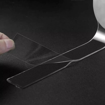 Pack X2 Cinta Doble Contacto Cinta Doble Faz Cinta Magica 5m Color Transparente