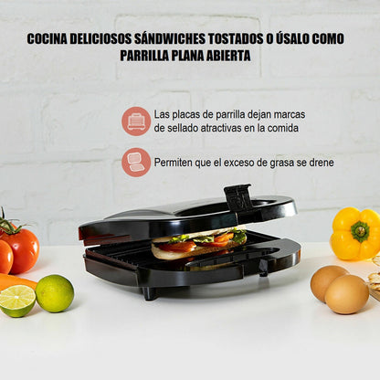 Sanduchera Electrica Tostadora Panini Sandwichera Electrica
