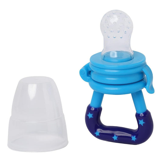 Chupete Fruta Bebe Mordedor Rasca Encías Bebés Chupe Silicon Color Azul