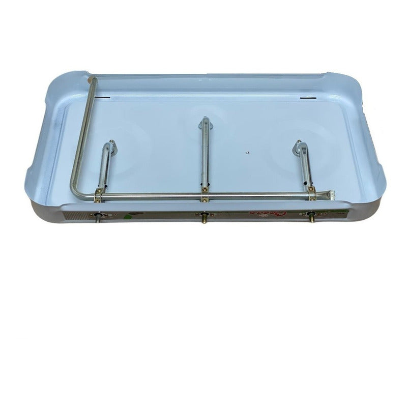 Set Cocina Camping A Gas Cocina Portatil 3 Plato Regulador