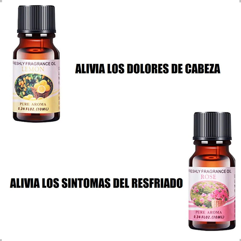 Pack 12 Esencias Para Humidificadores Aceites Aromaticos Hum