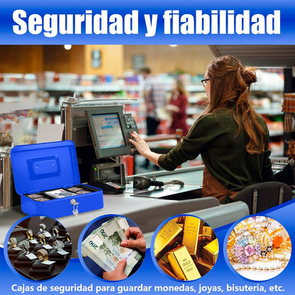 Cajas Fuertes Caja De Seguridad Caja De Dinero Metalica Llav