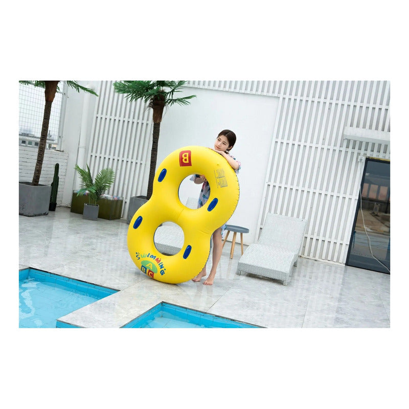 Flotador Inflable Doble Para Piscina Flotadores 2 Personas