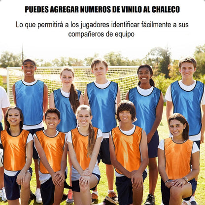 Chalecos Deportivo Petos Multiuso Para Niños Futbol Camiseta