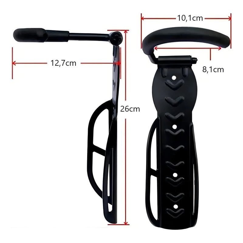 Soporte De Pared Para Bicicleta Con Gancho Y Soporte