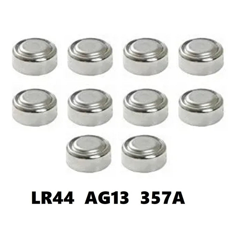 Pack 10 Pila Bateria Ag13 A76 Lr44 Alcalina Baterias Lr44