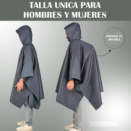Poncho Lluvia Impermeable Chaqueta Impermeable Lluvia Traje