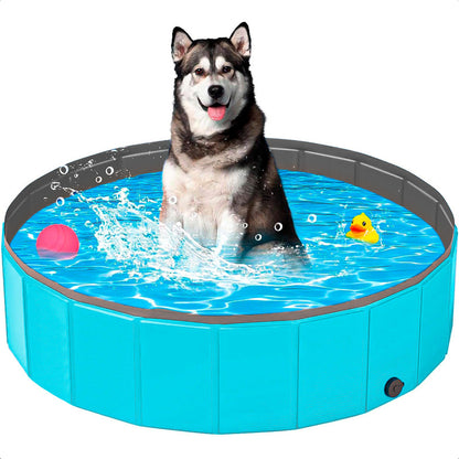 Piscina Para Perros Piscina Plegable Mascotas Perro 120x30cm