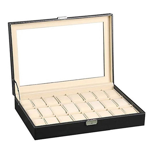 Organizador De Relojes Caja Para Guardar Reloj Estuche 24pza