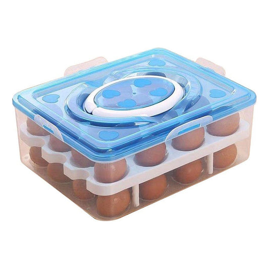 Organizador De Huevos Caja Para 32 Und Huevera Portahuevos