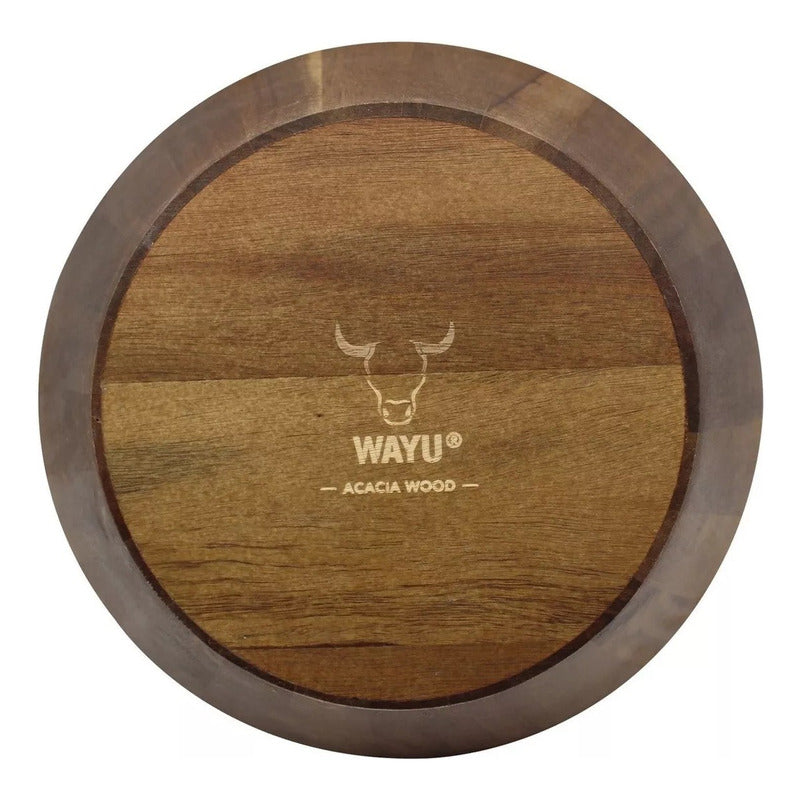 Bowl Wayu 30 Cm Bowl Madera Acacia Bowl Ensaladera Wayu
