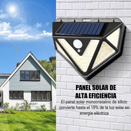 Pack 4 Luces Solares Exterior Luminaria Solar Led Luces Led