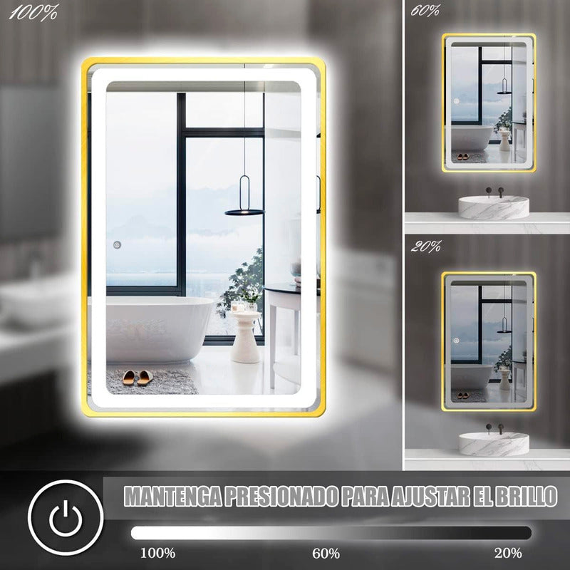 Espejo Led Espejo Rectangular Decorativo Espejos Colgantes