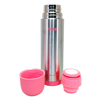 Set Termo Bala Mate Bombilla Keep Acero Inoxidable 500 Ml
