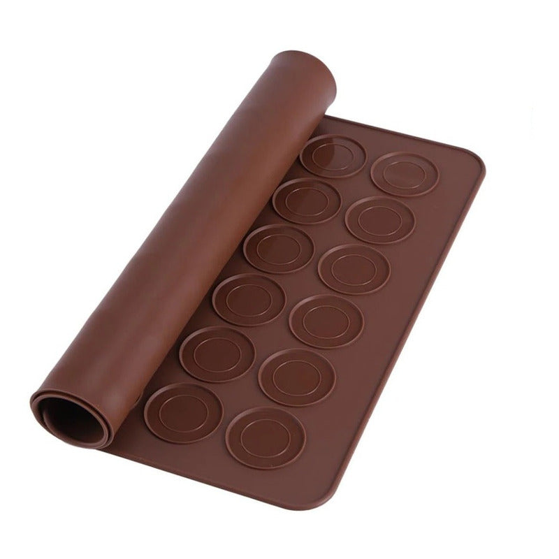 Pack X2 Molde Silicona Tapete Macaron Lamina Para Hornear 30