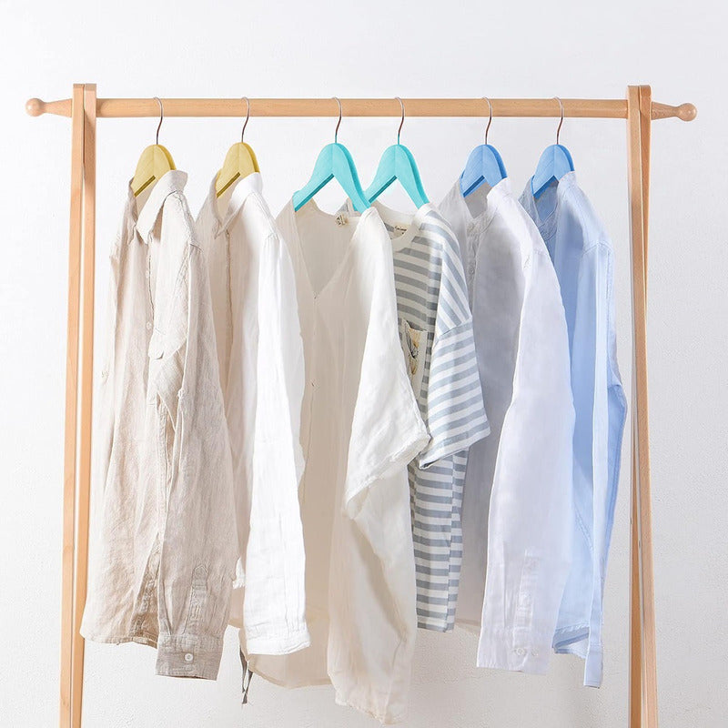 Pack X20 Colgadores De Ropa Colgadores Plásticos Percha Ropa