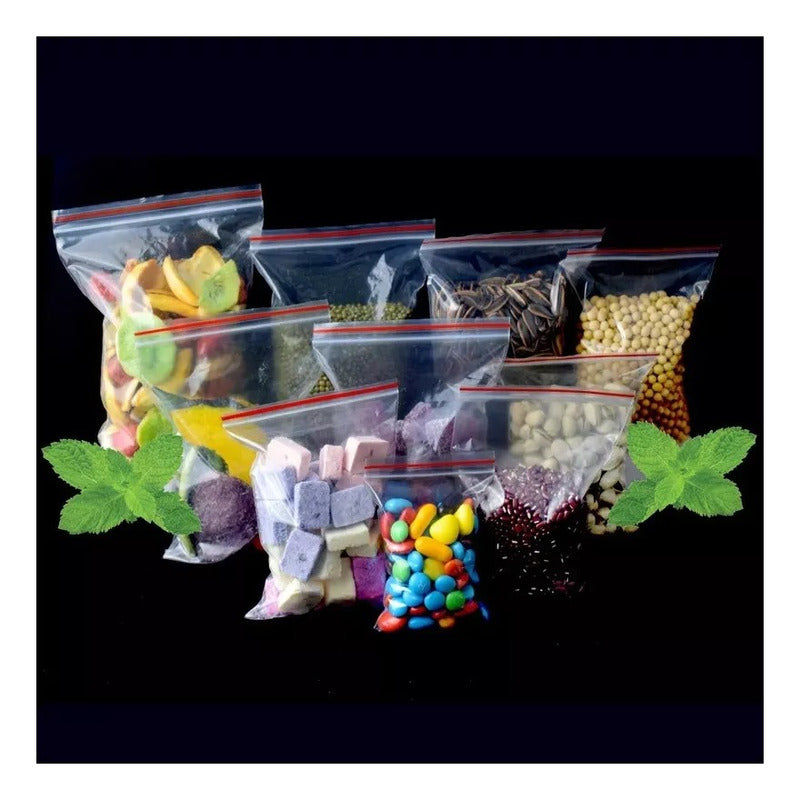 Pack 200 Bolsas Herméticas Transparente 8.5x12 Bolsa Plastic