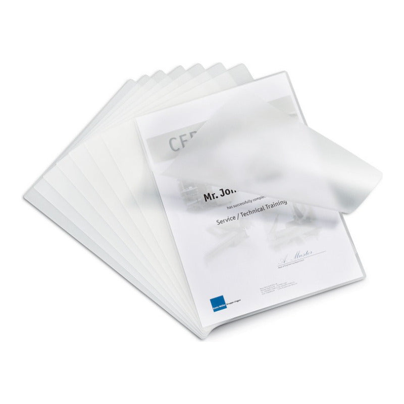 Pack 100 Micas Para Termolaminar Laminas Plastificado A4
