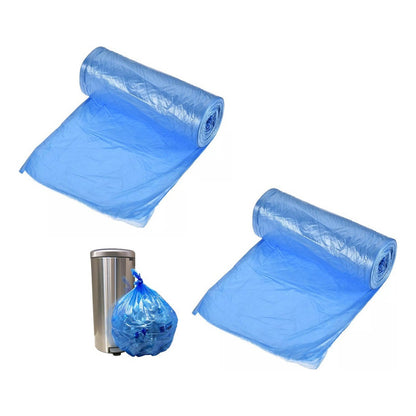 Bolsas De Basura 50x45cm Bolsas Plásticas Azules 100 Unidade