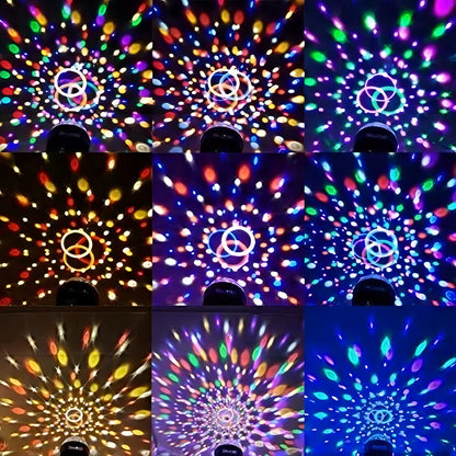 Bola Disco Luces Disco Luz Disco Led Discobola De Disco Gira
