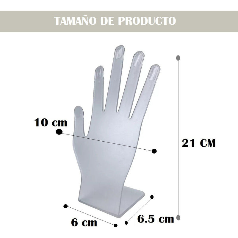 Mano Exhibidora Anillos Exhibidor Pulseras Organizador Joyas