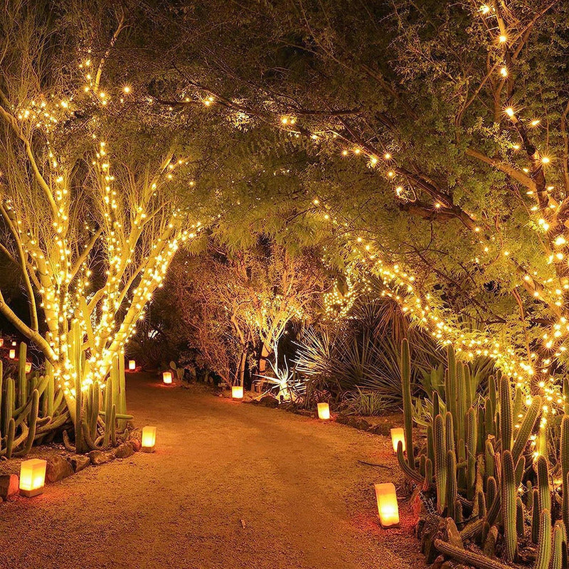 Pack X2 Luces Navideñas Solares Luces Led Solar Luces Navida