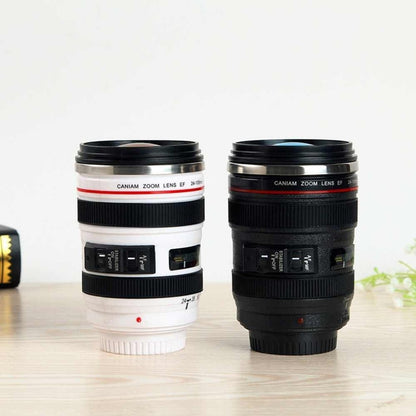 Tazon Taza Cafe Mug Tipo Lente De Camara Fotografica Alumini
