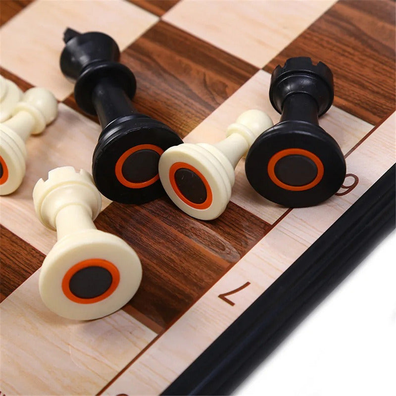 Tablero Ajedrez Plegable Ajedrez Magnético Juego De Ajedrez