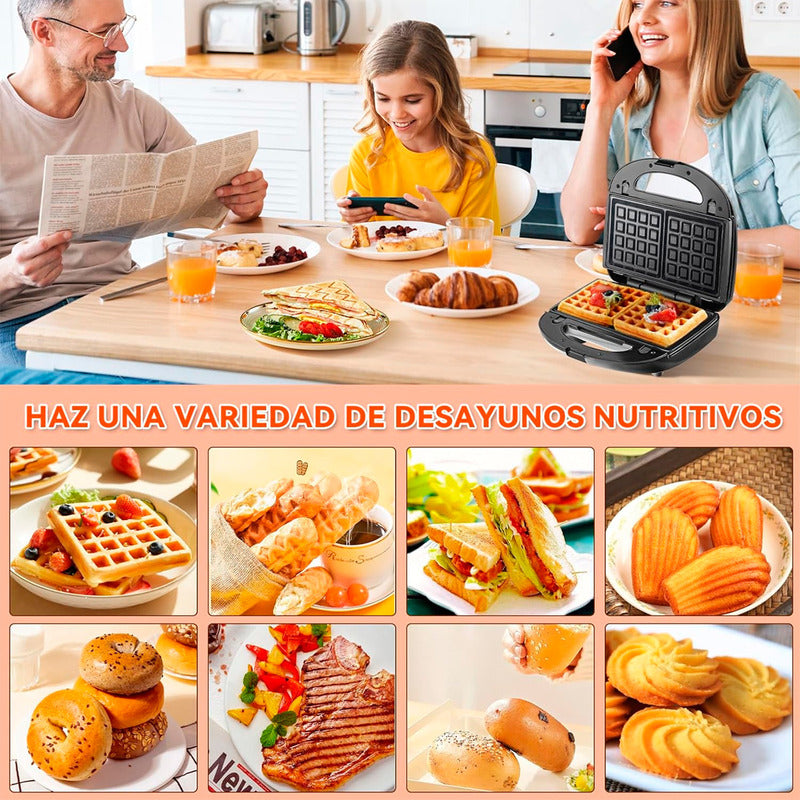 Sandwicheras 6 En 1  Sandwichera Electrica Maquina De Gofre