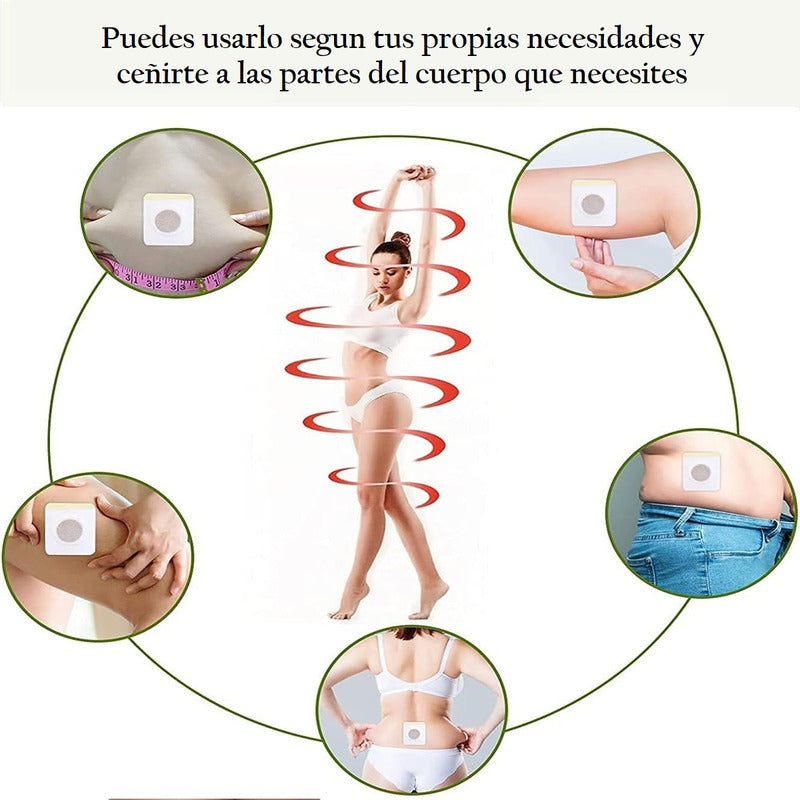 Pack 120 Parches Reductor Adelgazantes Slim Patch Reductores