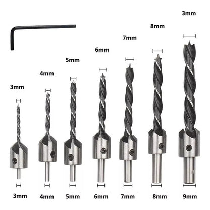 Set 23 Piezas Brocas De Taladro Para Carpintería Herramienta