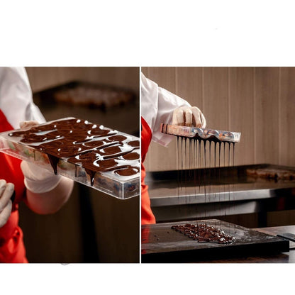 Molde Chocolate Policarbonato Moldes Para Bombones Cuadrado
