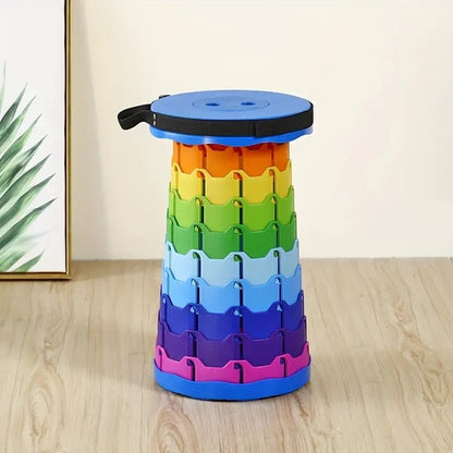 Silla Plegable Camping Piso Plegable Plastico Tabure Portati