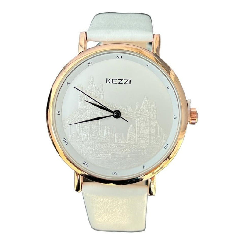 Reloj De Pulsera Análogo De Mujer Reloj Kezzi Casual Elegant