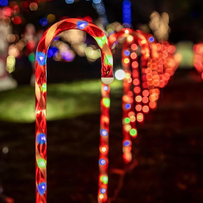 Pack X5 Estacas Navidad Luces Navideñas Luces De Navidad Led