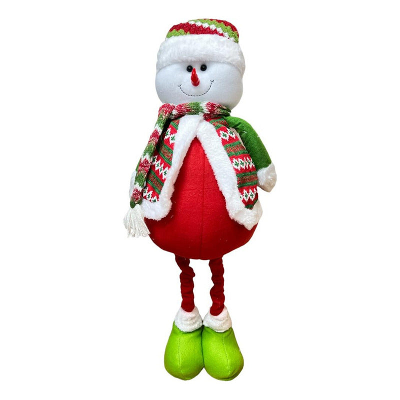 Muñecos De Navidad Muñecos Nieve Navideños Patas Largas