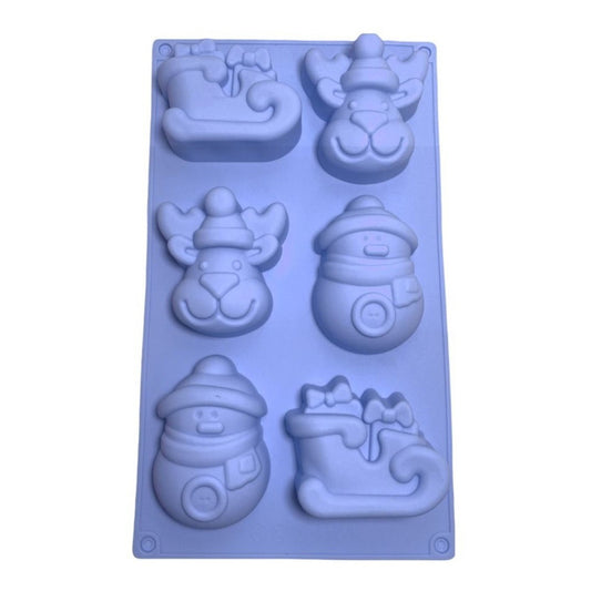 Moldes De Silicona Moldes De Pascua Molde Navidad Trineo Ren