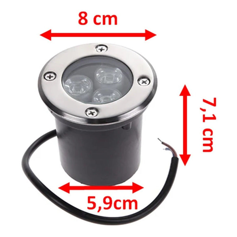 Focos Embutidos Led Focos Embutidos Focos Piso Exterior 3 W