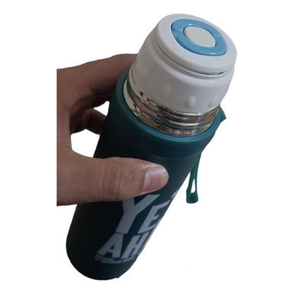 Termo Botella Agua Caliente Fria Cafe Invierno 500ml Acero