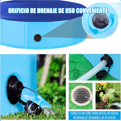 Piscina Plegable Para Perro Piscina De Baño Bañera Plegable