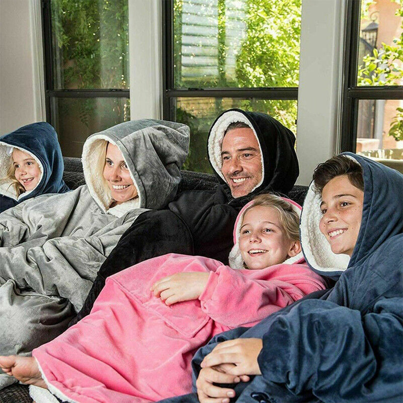 Poleron Peludo De Niña Poleron Con Capucha Niño Polerones Poleron Gigante Poleron Sherpa Frio Invierno Pijama Polar Manta Sherpa Polerón Niño Poleron
